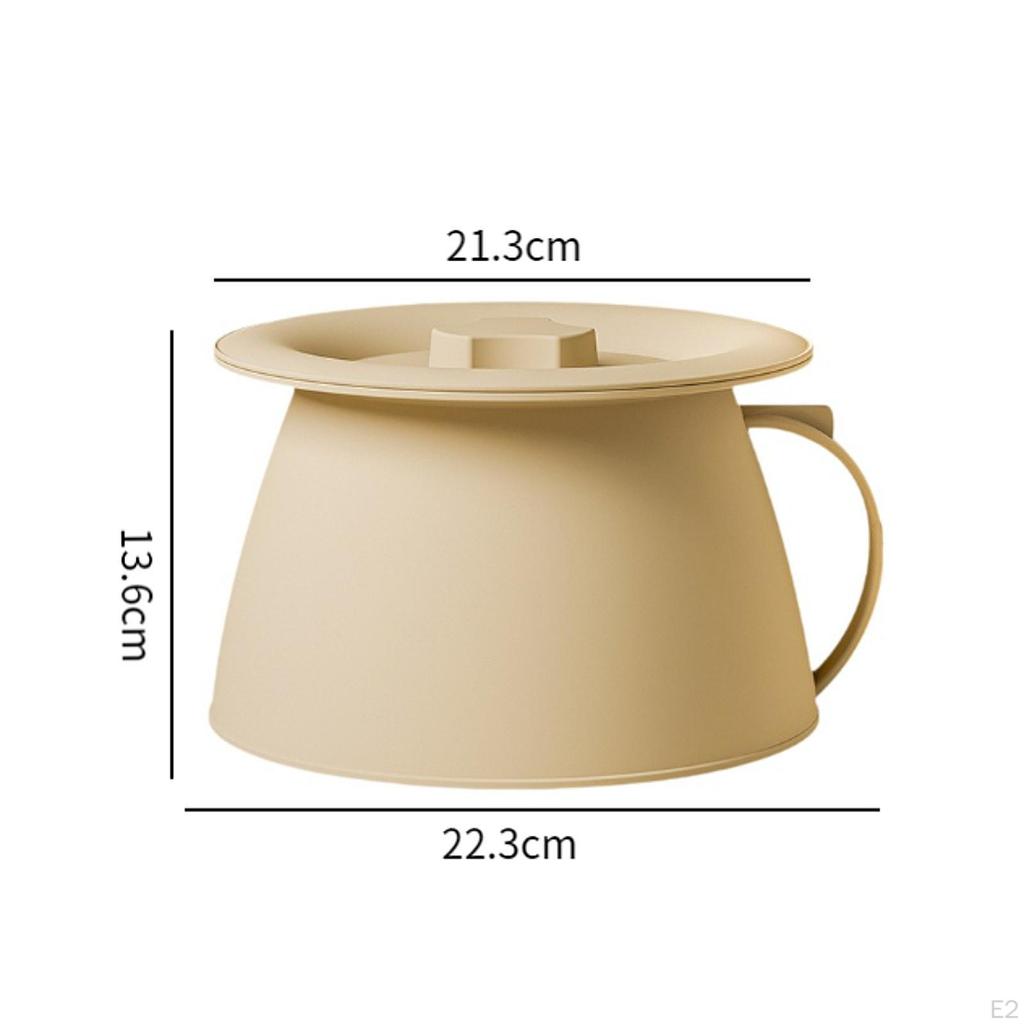 Удобный ночной горшок для дома, портативный туалет с ручкой