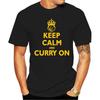 2023 Leisure Fashion 100% Cotton O-neck T-shirt Clothing Youth Keep Calm and Curry On 9561