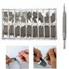 144pcs/set 8-25mm Watch Band Spring Bars Strap Link Pins Watch Repair Tools