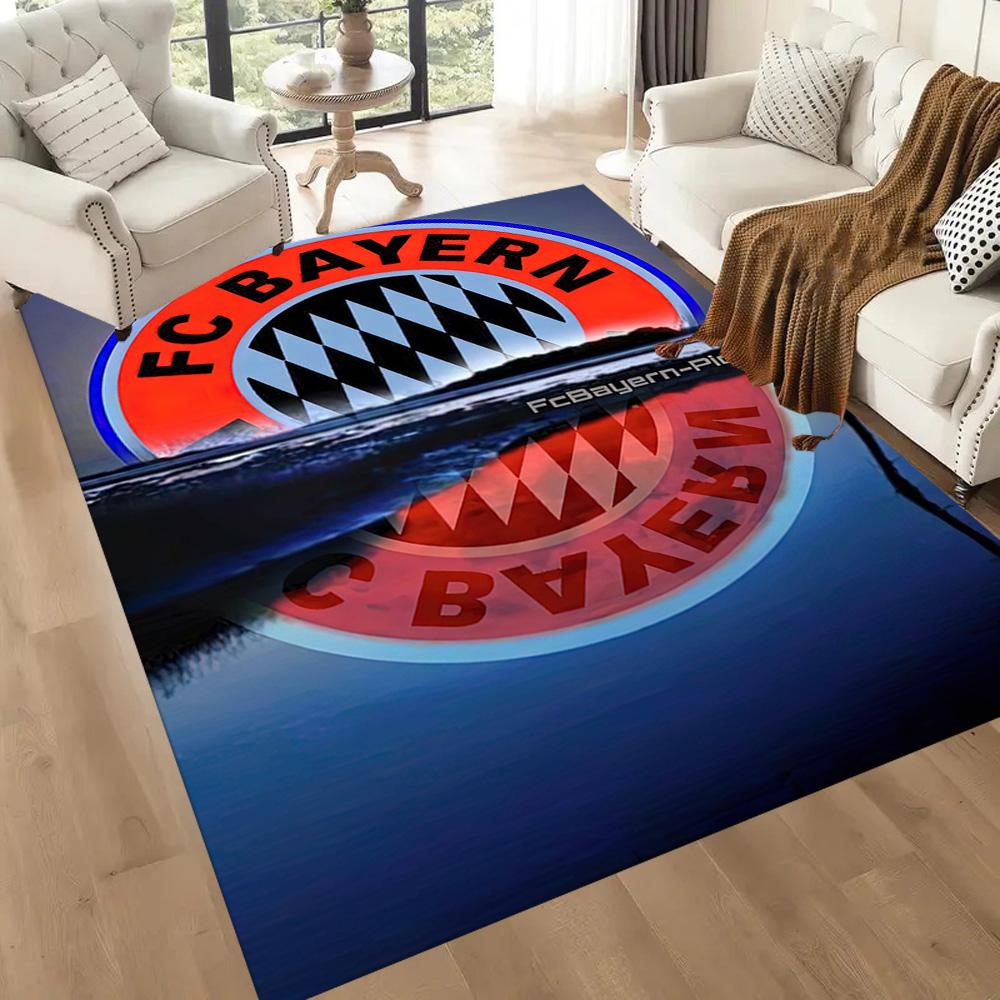 Bayern Munich Area Rug Suitable for Playrooms Game Room Study room Dining Room Anti-slip Rug Anime Office Decor Gift for Festivals