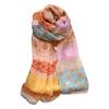 2025 spring and summer new rainbow celebrity style cotton and linen silk scarf female mother elegant commuter air-conditioned room shawl fashion