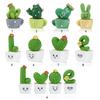 Fairy Garden Cactus Miniatures Cactus Flower Figurines Micro Ornaments Micro Landscape Figurine