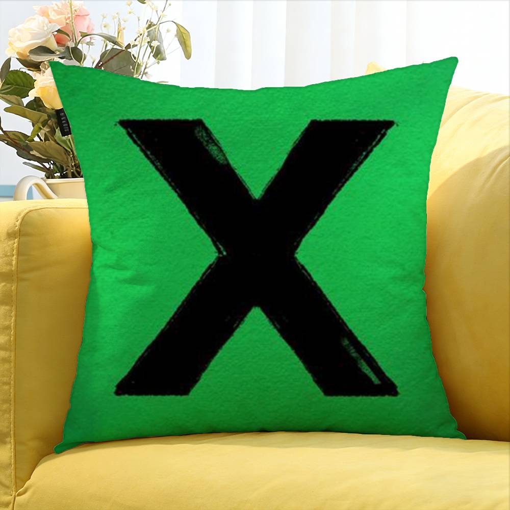 Ed S-Sheeran Albums World Various Sizes Square Pillow Case For Car Home Bedchamber Decor