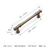 Antique bronze cabinet door handles, vintage wardrobe/cupboard pulls, kitchen and shoe cabinet drawer knobs, furniture hardware