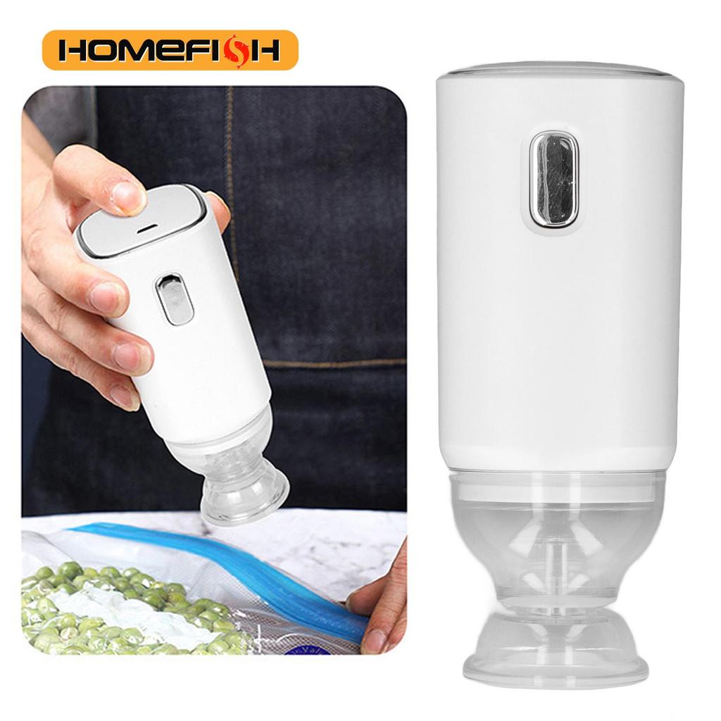 Вакуумный насос Автоматический вакуумный насос для пакетов Перезаряжаемый Портативный Электрический Вакуумный Компрессионный Насос