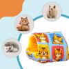 Cartoon Pattern Warm Comfortable Large Space Guinea Pig Bed House Hideout for Small
