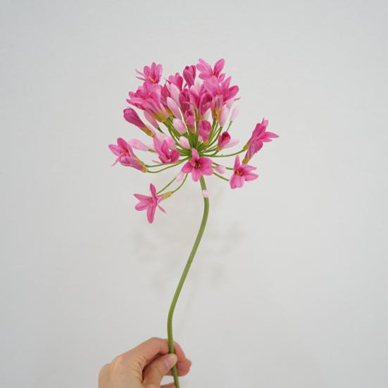 Искусственный цветок широко используется, не выцветает, долговечен, полезен, легко носить с собой, устойчив к ультрафиолетовому излучению, искусственный цветок агапантуса для гостиной