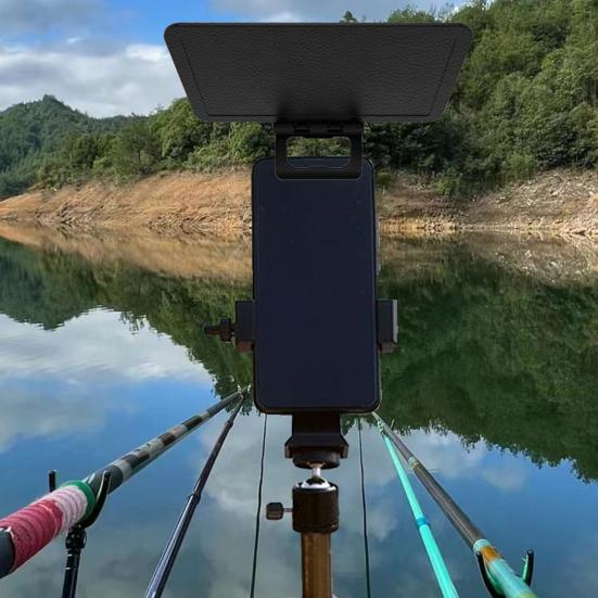 Козырек от солнца для мобильного телефона, уличный солнцезащитный козырек, уменьшение освещенности, антибликовый козырек, защита от ультрафиолета, универсальный чехол для смартфона