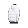 Adidas Puffy Sleeve Side Stripe Sports Warm Hooded Down Jacket Men Outerwear White IT8731