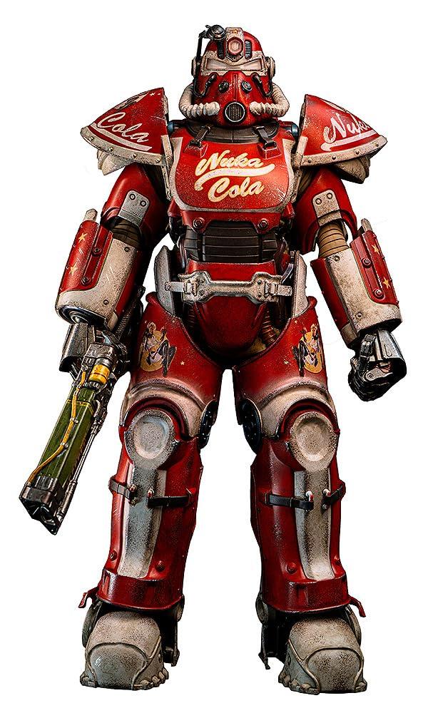 Fallout T 51 Power Armor Scale Painted Movable Figure 1/6 Nuka-Cola 1/6 ABS&PVC&POM&cloth