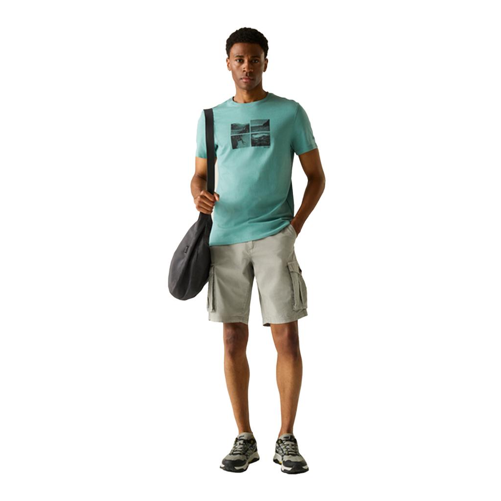Regatta Mens Breezed Square Detail T-Shirt
