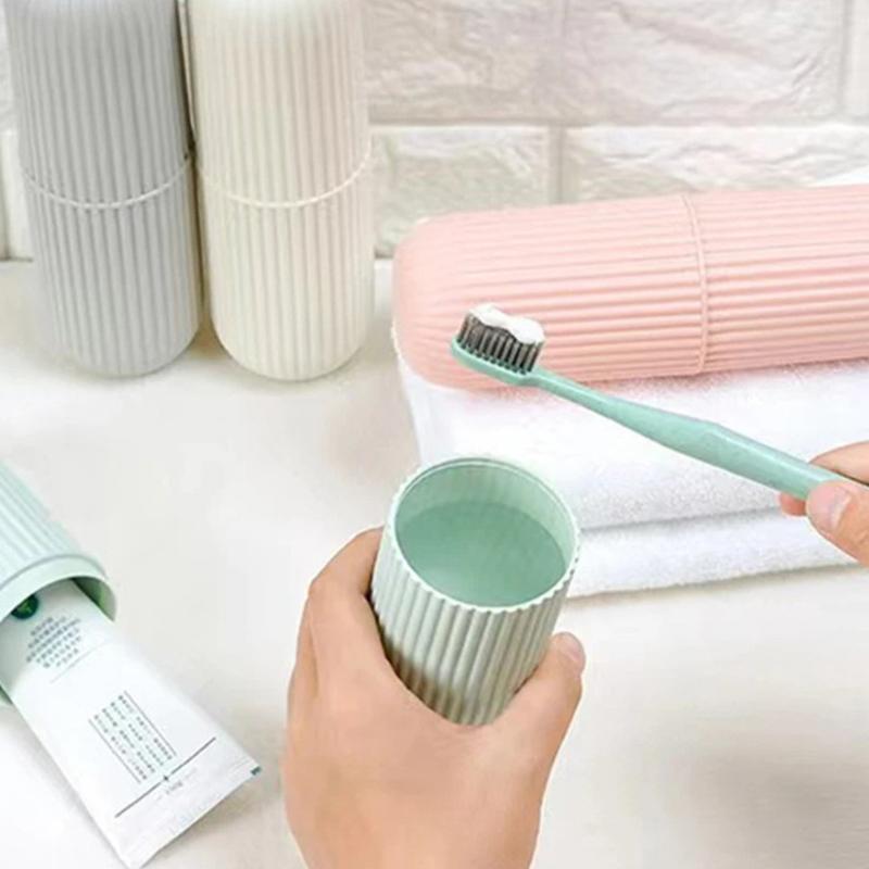 Портативный держатель зубной щетки и зубной пасты, футляр для зубной щетки, прощальный отель, одноразовая зубная щетка и паста, путешествия, кемпинг, ванная комната на открытом воздухе