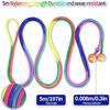 Anti-Slip Rainbow Long Rope Outdoor Fun 5m Jump Rope Group Skipping Rope  School Sports
