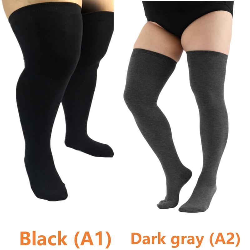 Эластичные гольфы больших размеров, большие носки до бедра, длинные носки XXXL, женские носки, гетры