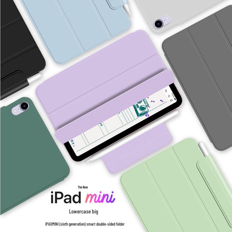 Магнитный кожаный чехол для iPad Air M3 2025 года, двусторонний зажим, 12,9" для экранов Air 4/5/6, MINI 6/7, Pro 11/13