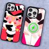Привет A_Arnolds Мультяшный Чехол Для Телефона Для IPhone 17 16 15 14 13 12 11 Pro Max Mini Для Magsafe Магнитная Беспроводная Зарядка