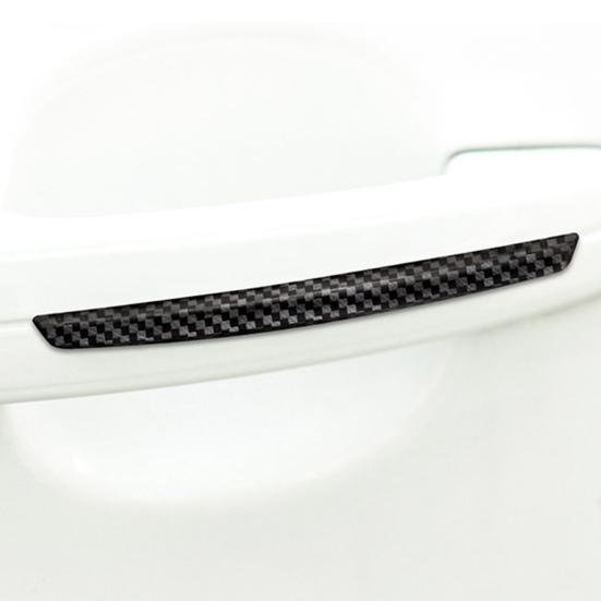 4 шт., прочная сменная защитная кромка для двери, углеродное волокно, защита от натирания, защита для края двери автомобиля