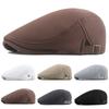 Summer Mens Hat Sun Protection Adjustable Ascot Beret Breathable