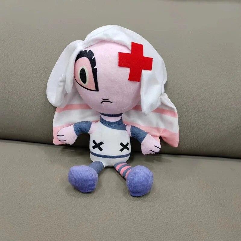 New Alastor Plush Adam Hazbined Cos Hotels Soft Stuffed Costume Cute Plushie Figure Hells For Children Kids Christmas Gift