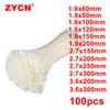 100PCS Self-Locking Plastic Nylon Cable Tie White Fastening Ring 1.9X100  3.5X300 Wire Zip Wraps Strap 2.7*200 Series Set