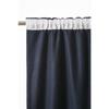 Rideau occultant - Bjornn - 140 x 260 cm - Doublure polaire - Bleu nuit - Galon fronceur
