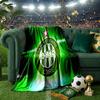 Saint-etienne Football Club Throws Blanket Flannel Blankets Plush for Couch Bed Gifts for Men Women Travel picnic blanket Christmas fan gifts