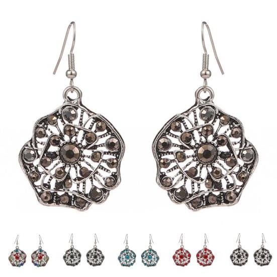 1 пара висячих сережек, антиокислительные, противоаллергические, легко наносятся, висячие серьги в стиле бохо для девочек