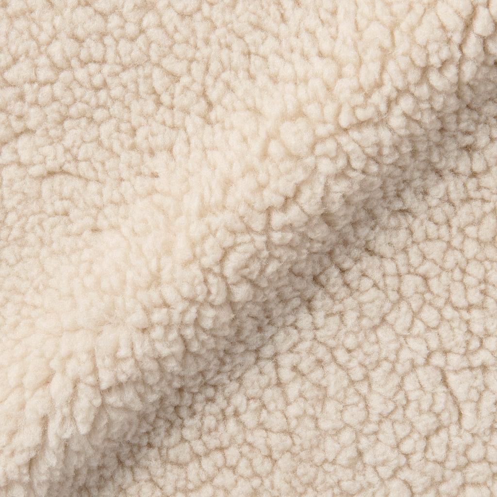 MUJI Флисовая куртка-песок, размер 120, детская, унисекс, бежевый, (CB1KMA4A)