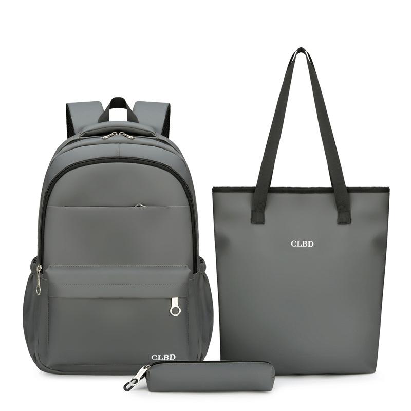 Backpack Set Student Schoolbag Male Business Water-Repellent Backpack