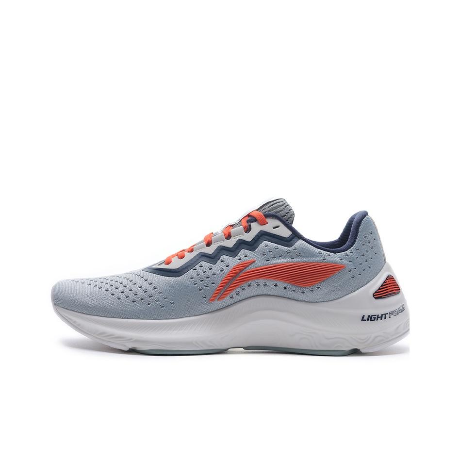 Li Ning Laning Lan амортизирующие нескользящие износостойкие низкие кроссовки для бега мужские кроссовки цвета морской волны и зеленого ARHQ079-3