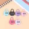 Backpack Padlock Password Combination Lock Plastic Digit Locks Portable Padlock Business Trip
