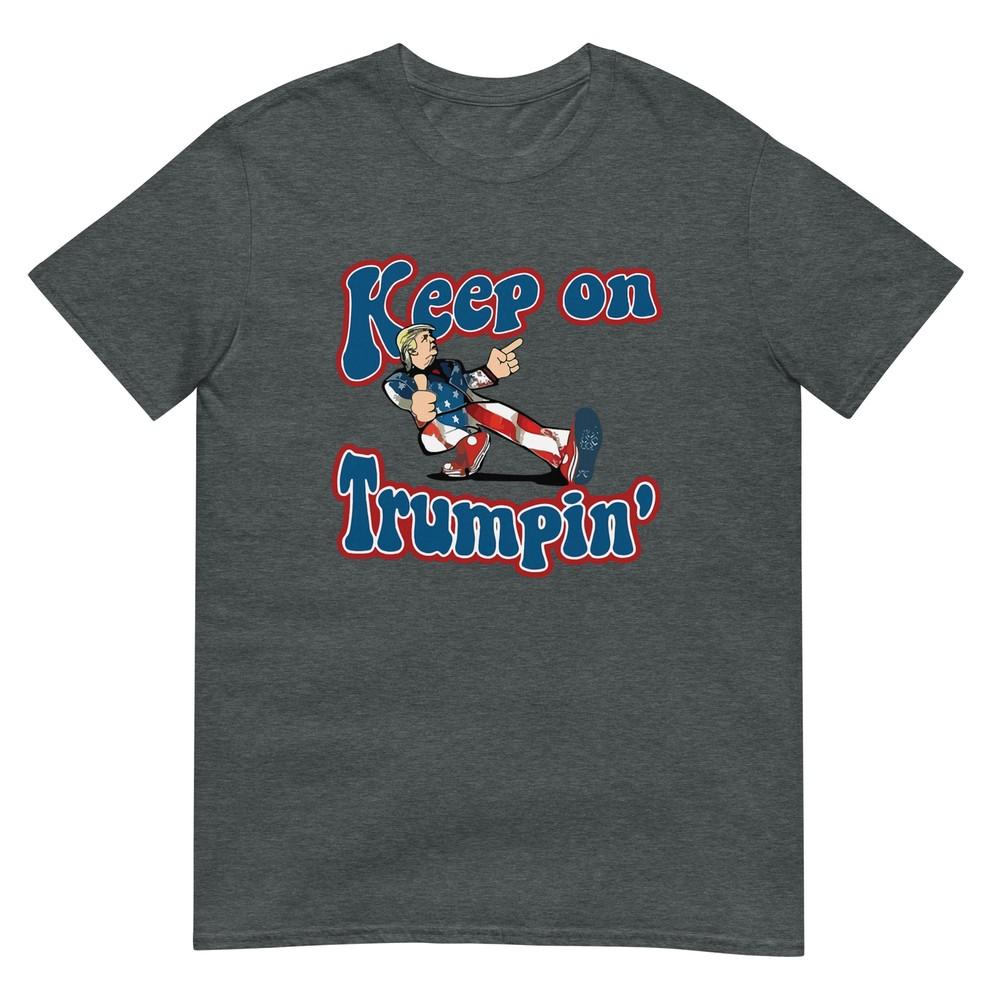 Keep On Trumpin Funny Retro Style Trump Design Vintage TShirt