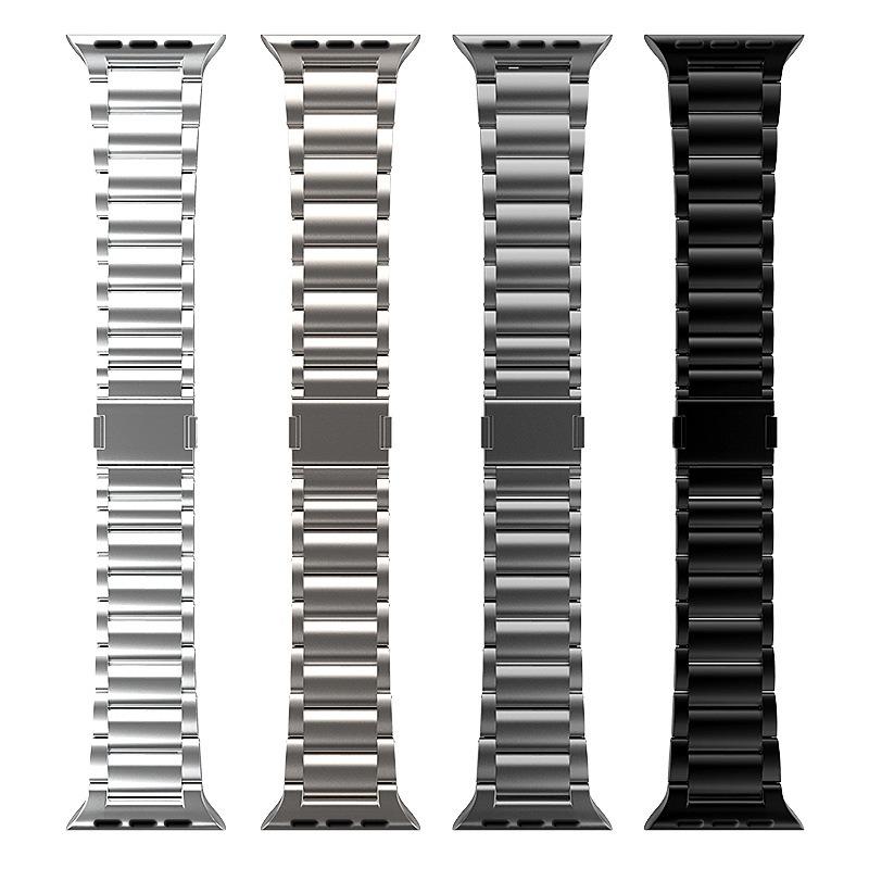Титановый ремешок для Apple Watch Ultra 3 2 49 мм Магнитная застежка для IWatch Series 11 10 46 мм 9 8 7 45 мм 6 5 SE3 44 мм Браслет