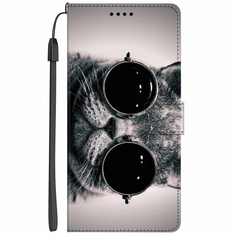 Leather Cover for iPhone 16 Pro Case iPhone 16 Pro Max Flip Wallet Fashion Phone Bag for Apple iPhone16 Plus Shell Cute Magnetic