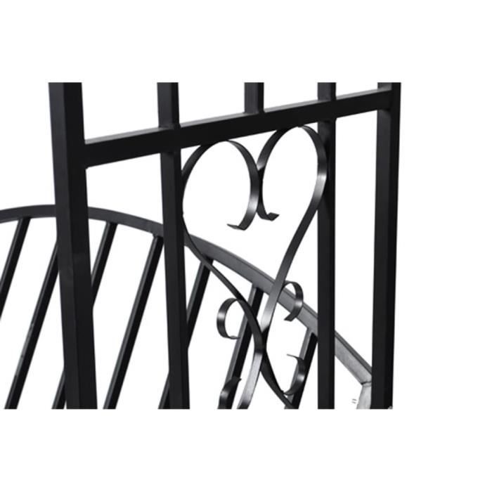 VidaXL Garden Rose Arch with Bench