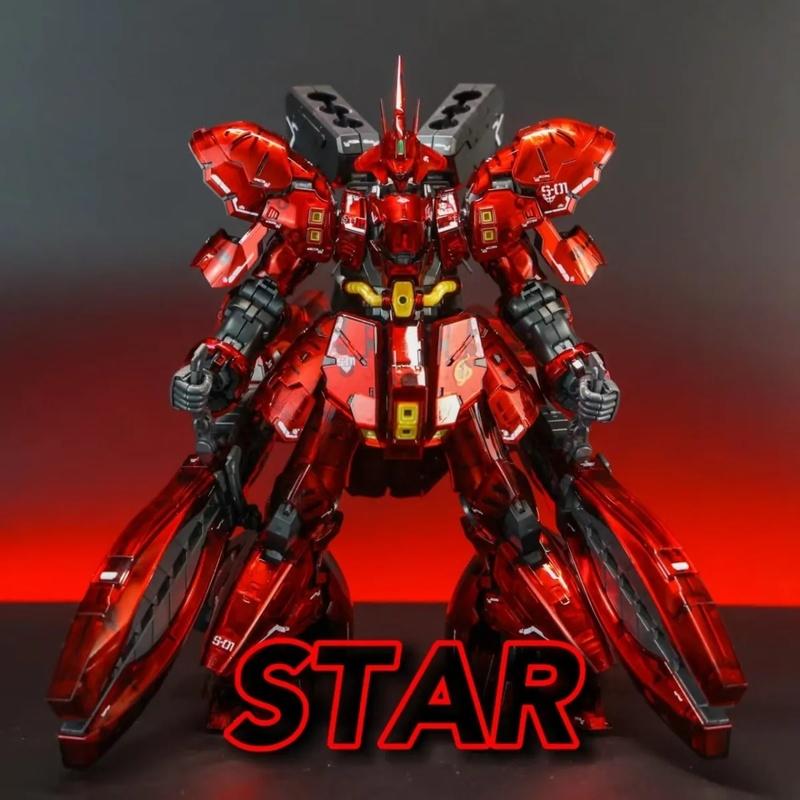 RG 1/144 Гальванизированный Полупрозрачный Сазаби Фукуока Сборная Модель Набор Фигурка Действия С Клешней Краба Водные Наклейки Игрушка для Мальчика
