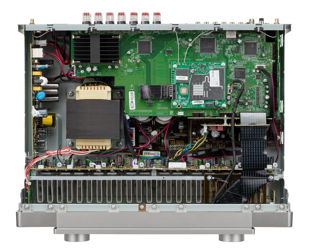 MARANTZ CINEMA 70s Тонкий AV-ресивер объемного звучания 8K Ultra eARC Gold 7.2ch HD, HDR10+, совместимый/Серебристый CINEMA70S/FN