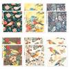 6/12Pcs Cellulose Cotton Plant Animal Printed Cleaning Cloth Quick Drying Multi-pattern Dish Towel Kitchen Bathroom Cleaning Rag