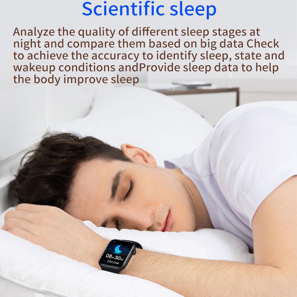 YurKem IWO Series 7 Смарт-часы Водонепроницаемые часы с пульсометром для мужчин и женщин Спортивный фитнес-трекер Смарт-часы для IOS Android Phone