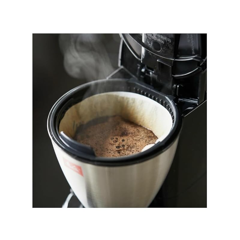 Кофеварка Melitta noah plus Black [на 5 чашек/двойная кофейник из нержавеющей стали/кофе со льдом/с функцией приготовления на пару]