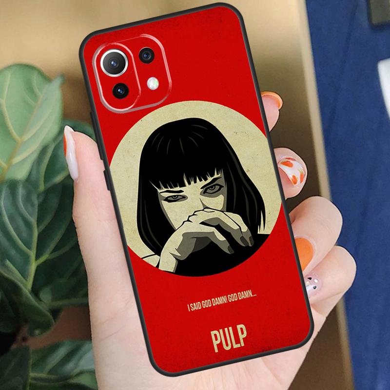 Чехол для телефона с постером фильма «Криминальное чтиво» для Xiaomi 17 Pro Max 14 15 Ultra 13T 14T 15T Pro POCO F8 F7 F5 F6 X5 X6 X7 Pro Чехол