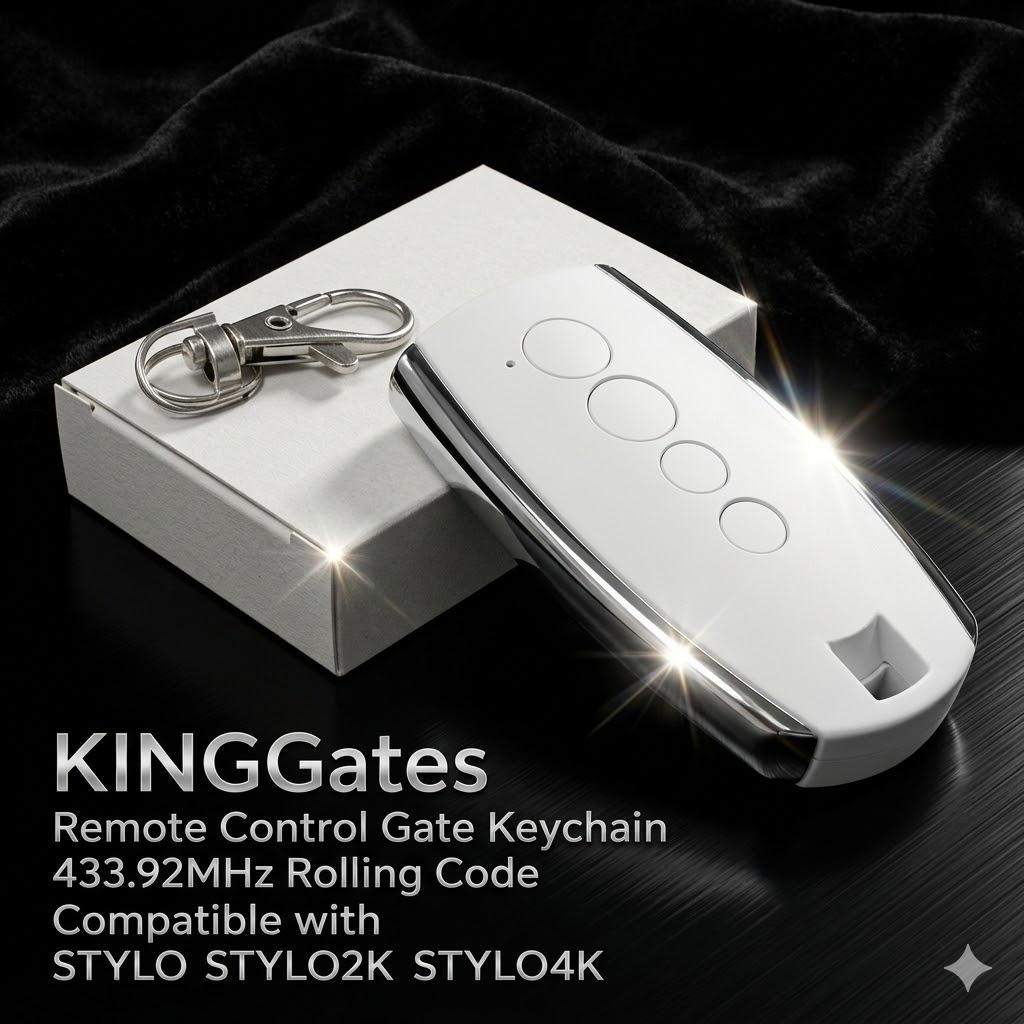 Пульт ДУ KINGATES Совместимый со STYLO STYLO2K STYLO4K Брелок для ворот 433,92 МГц Динамический код