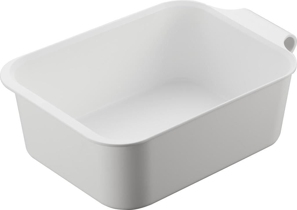 Yamazaki Jitsugyo Magnet & Hook Bucket 7.5L White W36.5 X D24.3 X H13.3cm Tower Floating Storage Washing Tub Square 1832