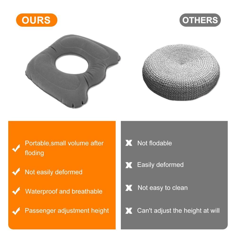 Регулируемая герметичная надувная подушка-пончик, надувная подушка-пончик, комфортная подушка для автомобиля, офисное кресло
