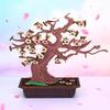 1Pc Wood Art Flowering Cherry Blossom Tree 3d Three-dimensional Puzzle Wooden Toy Assembly Model Building Block Handmade Creative Gift Ornament