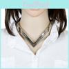 Fashionable Shaped V Women Metal Collar Necklace For Enthusiasts Fashion
