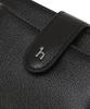 Hazzys Мужской Аксессуар Черный Кожаный Держатель для Карт с Логотипом Hjho6F155Bk
