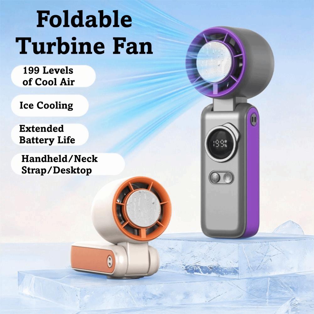 USB Powered Handheld Fan Multi-Speed Cold Compress Fan Refrigeration Fan Daily Cooling