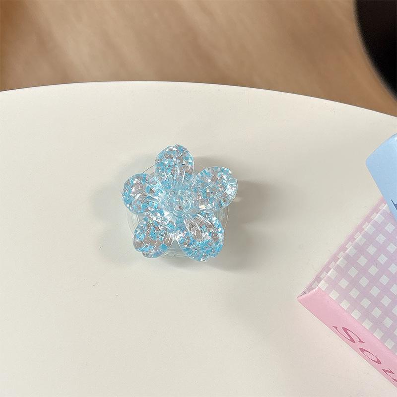 Корейский 3D блестящий цветок Телескопический магнитный держатель для телефона и клейкое кольцо