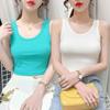 Plus Size Modale Knitted Summer Tank Top Simple Design Vest for Women